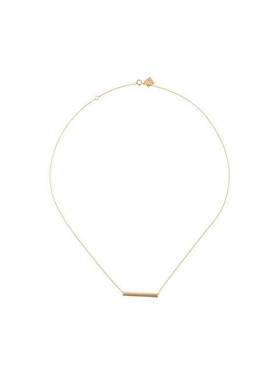 Ginette Bar Necklace - Yellow