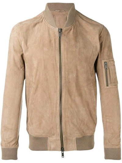 Desa Collection Klassische Bomberjacke In Brown