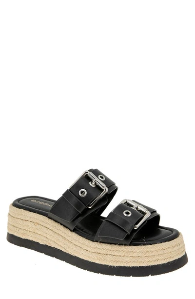 Bcbgeneration Scarla Espadrille Platform Sandal In Black