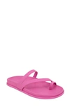 Splendid Women's Nessa Leather Thong Sandals In Strawberry