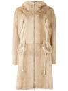 Liska Chantal Coat In Neutrals