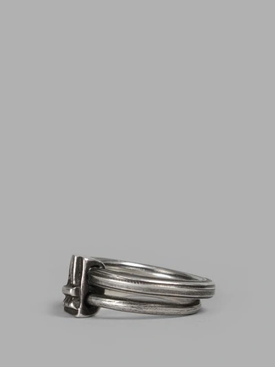 Werkstatt:münchen Werkstatt München Connected Signet Ring In Silver