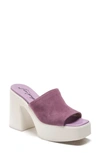 Free People Zoe Platform Slide Sandal In Orchid