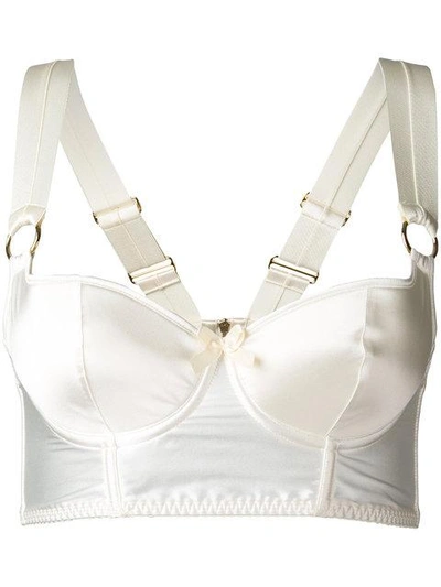 Bordelle Bralet Mit Breiten Trägern In Cream