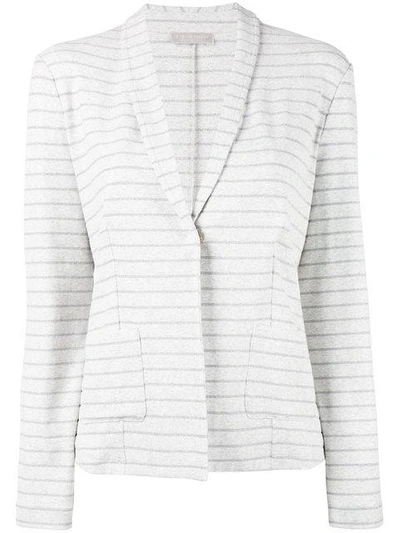 Le Tricot Perugia Striped Blazer - 7009