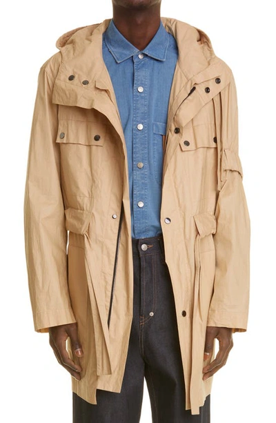 Craig Green Paper Hooded Cotton Jacket In Beige | ModeSens Craig Green Paper Hooded Cotton Jacket In Beige | ModeSens