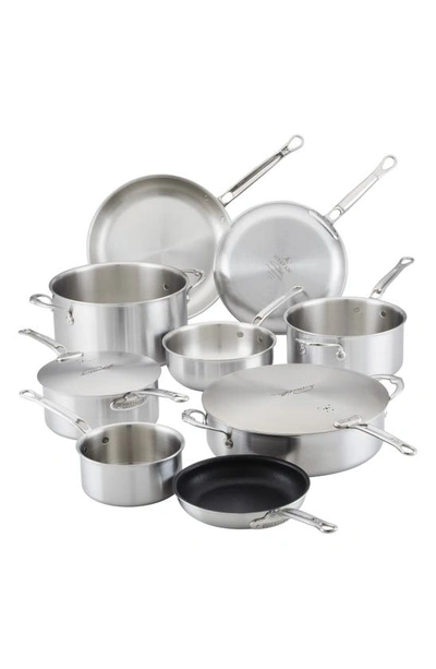 Hestan Thomas Keller Insignia 11 Piece Cookware Set In Silver
