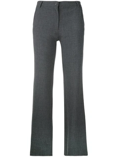 Armani Jeans Straight Trousers - Grey