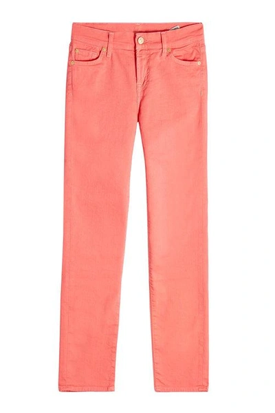 Seven For All Mankind 7 For All Mankind Primrose Super Skinny Leg In Pink