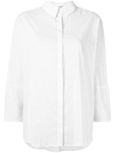 Martha Medeiros Striped Janaina Shirt In White