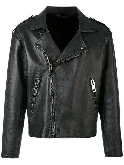 Liska Classic Biker Jacket In Black