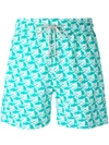 Love Brand The Monkey And The Dolphin Swim Shorts In Blue