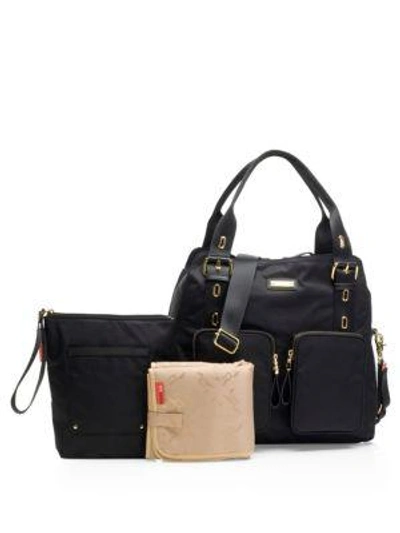 Storksak Alexa Diaper Bag In Black