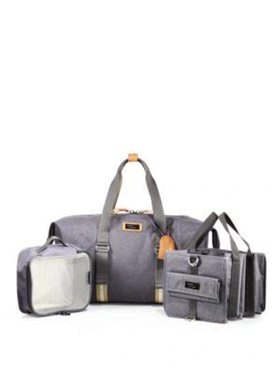 Storksak Travel Duffle Diaper Bag In Grey