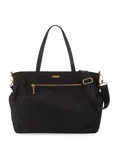 Milly Minis Solid Diaper Bag, Black
