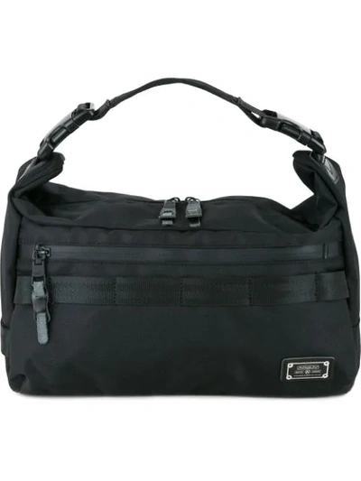 As2ov Large Cordura Dobby 2way Shoulder Bag In Black