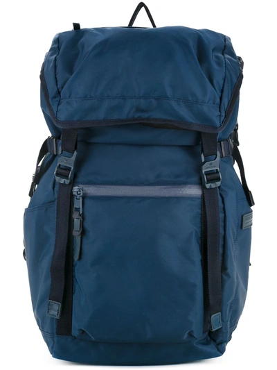 As2ov 210d Multi-pocket Backpack In Blue