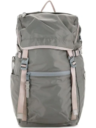 As2ov 210d Nylon Twill Backpack In Grey
