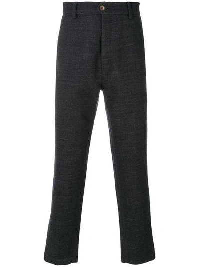 Société Anonyme Winter Deep Chino Trousers In Black