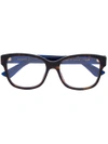 Gucci Web-stripe Glasses