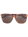 Gucci Oversize Gradient Round Sunglasses In Brown