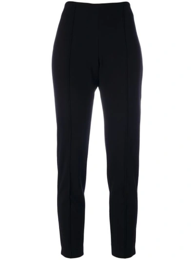 Le Tricot Perugia Jogger Style Trousers In Black