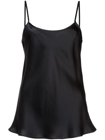 Voz Liquid Camisole In Black