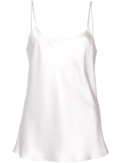 Voz Liquid Camisole In White