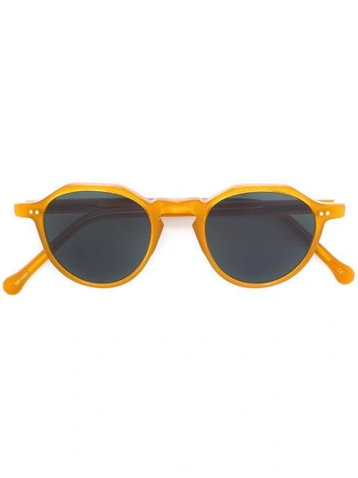 Lesca Round Frame Sunglasses