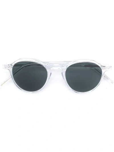 Lesca Round Frame Sunglasses