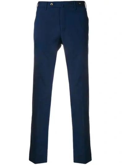 Pt01 Men's Slim-fit Corduroy Trousers In Royal Blue