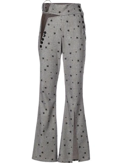 Seen High Waist Star Trousers In Black