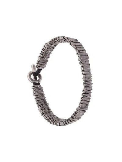 M Cohen Bar Beaded Bracelet In Metallic