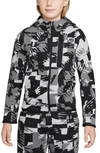 Nike Kids' Sportswear Tech Fleece Zip Hoodie In Smoke Grey/ Black