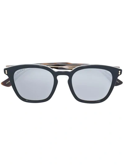 Gucci Eyewear Square Frame Sunglasses - Black
