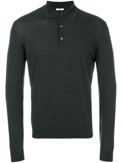 Fashion Clinic Timeless Henley Jumper In Grey