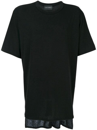 Yuiki Shimoji Classic Oversized T-shirt - Black