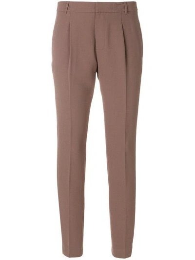 Steffen Schraut Slim-fit Trousers In Brown