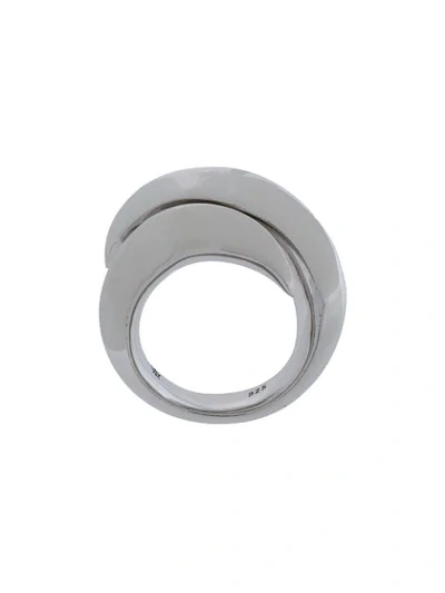 Kasun London Claw Ring In Grey