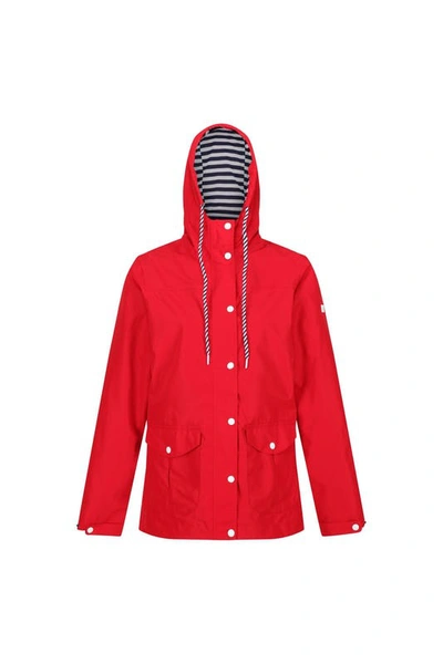 Regatta Womens/ladies Bayarma Lightweight Waterproof Jacket In Red