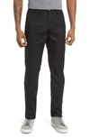 Ag Tellis Slim Fit Cool Comfort Performance Twill Pants In Pure Black