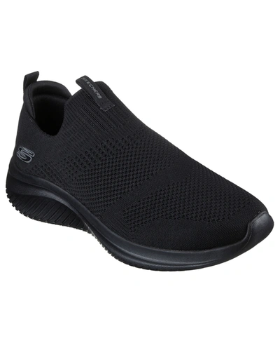Skechers Men's Ultra Flex 3.0 - Denlark Casual Sneakers From Finish Line In Black