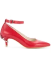 Nina Zarqua Ankle Strap Pointed Pumps