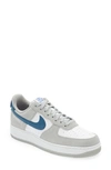 Nike Air Force 1 '07 Lv8 Low Top Sneaker In Grey/ Marina/ White/ Grey