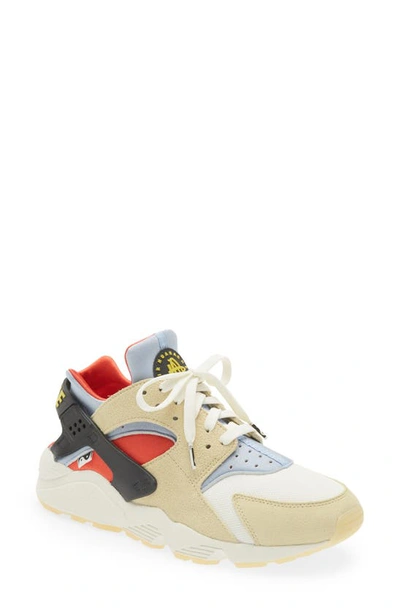 Nike Air Huarache Sneakers In Lemon Drop/multi-yellow In Lemon/ Off Noir/ Sail/ Marine