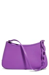House Of Want Newbie Vegan Leather Shoulder Bag In Purple