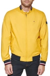 Tommy Hilfiger Men's Spring Bomber Jacket In Yellow