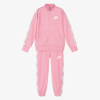 Nike Kids Girls Pink Logo Tracksuit ModeSens