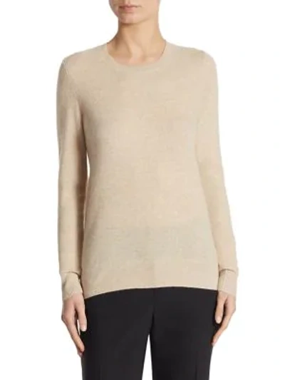 Saks Fifth Avenue Collection Cashmere Roundneck Sweater In Chanterelle Heather