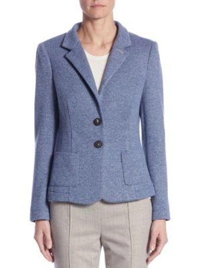 Barbara Lohmann Calgary Cashmere Blazer In Dark Blue